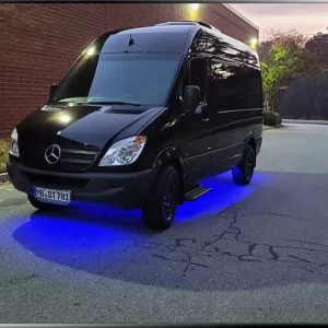 Mercedes Benz Sprinter luxury van rental from ATL Exotic & Luxury Car Rentals, available near you in Atlanta